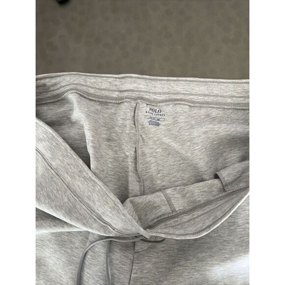 Polo Ralph Lauren Men Big&Tall Sz 4XB Gray Heather Double-Knit Jogger Pants - Picture 8 of 8